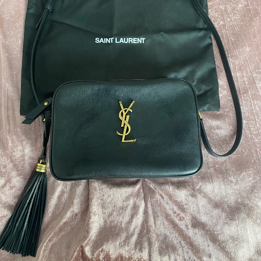 YSL medium Lou Leather Camera Bag